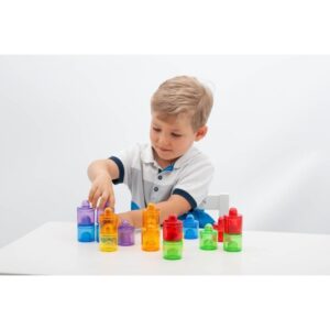 Zestaw przezroczystych garneczków