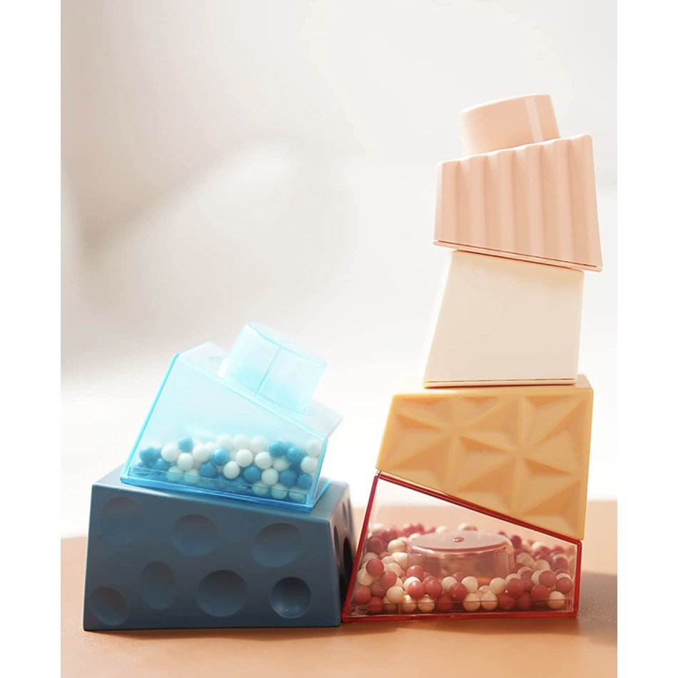 Wieża sensoryczne klocki (6el.) - obrazek 3