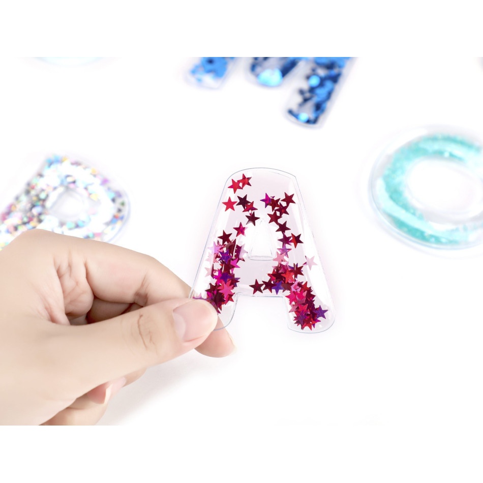 Zestaw sensorycznych liter z wypełnieniami - obrazek 3