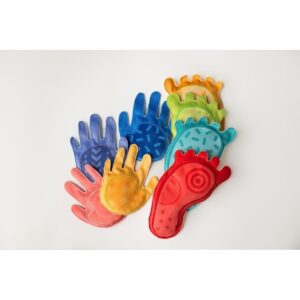 Zestaw sensorycznych stóp i dłoni