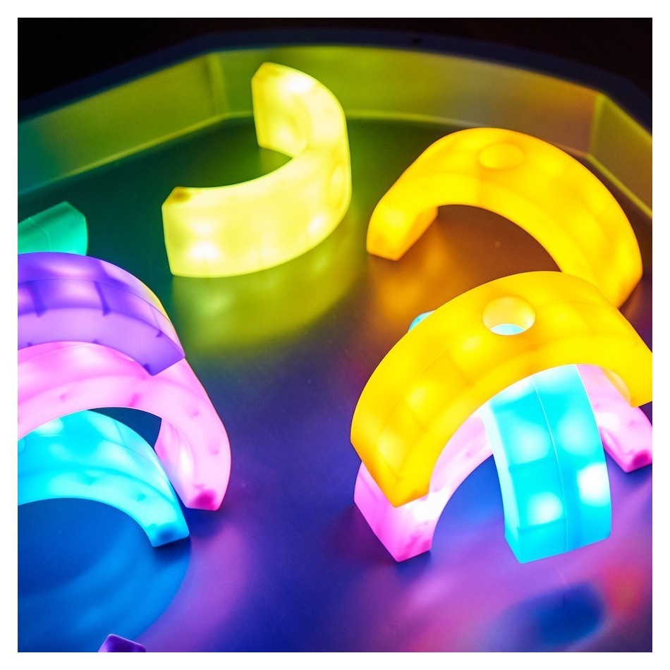 Zestaw świecących klocków konstrukcyjnych - obrazek 4