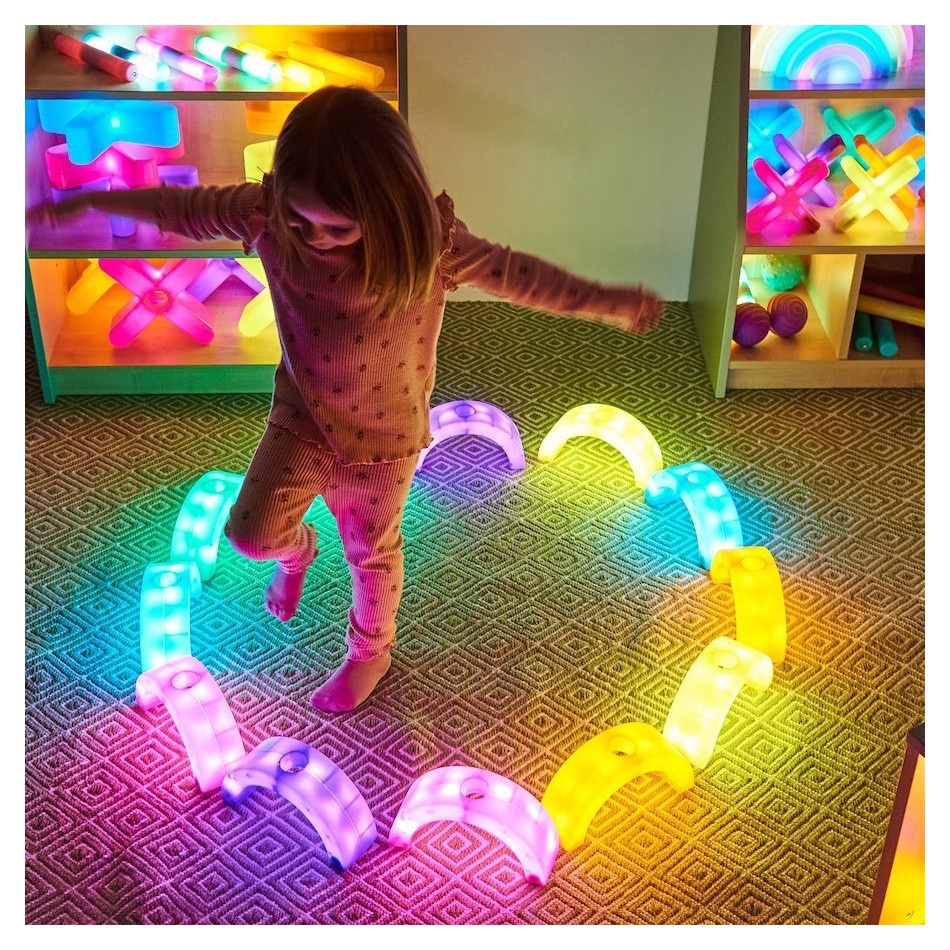 Zestaw świecących klocków konstrukcyjnych - obrazek 3