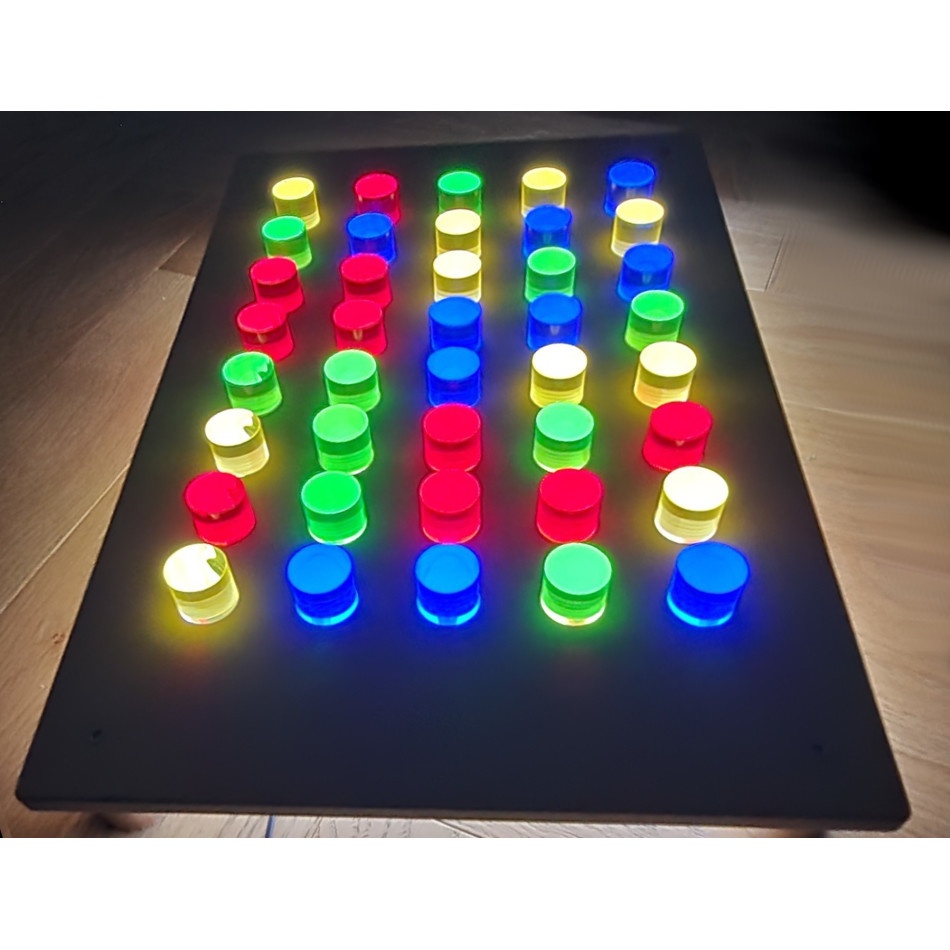 Zestaw tablica + 40 akrylowych walców - obrazek 2