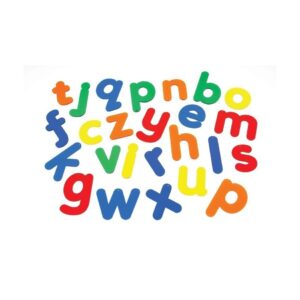 Zestaw tęczowych literek