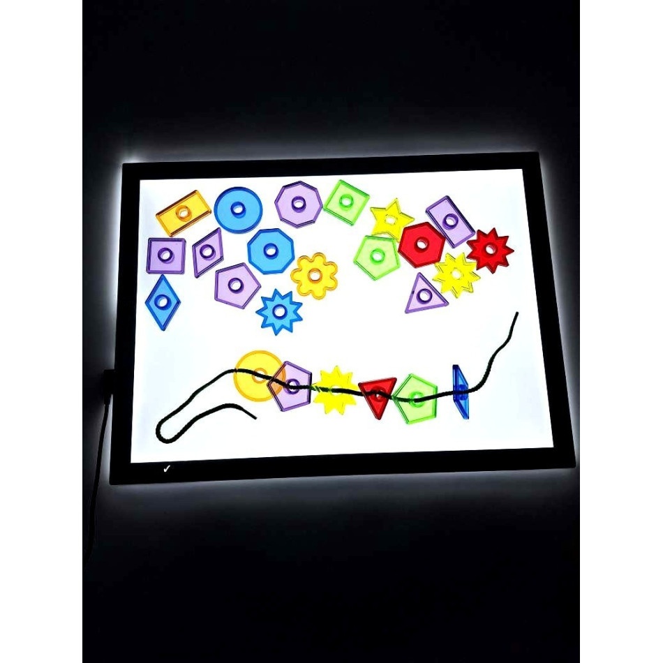 Zestaw transparentnych guzików do przewlekania - obrazek 2