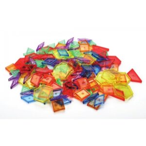 Zestaw transparentnych kształtów (zestaw 140 elem.)