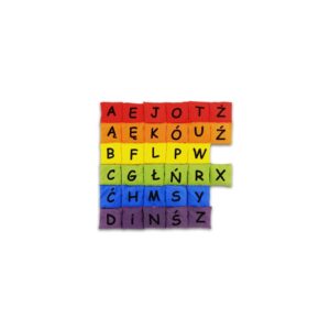 Zestaw woreczków gimnastycznych alfabet