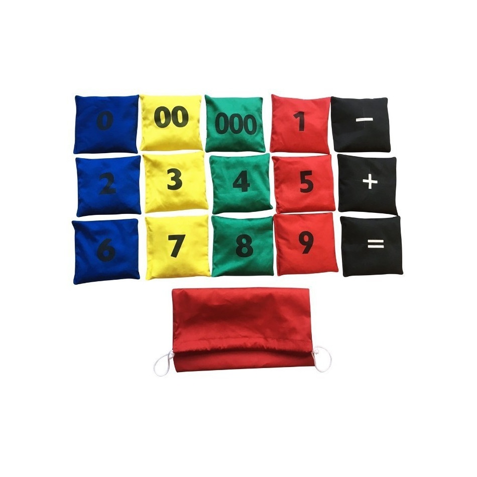 Zestaw woreczków liczby