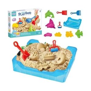 Zestaw z Piaskiem Kinetycznym i Foremkami 0,5 kg