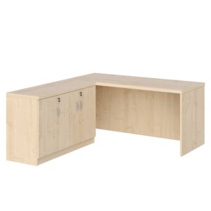 KUJAWIAK PREMIO ZESTAW 3 - Biurko gabinetowe dł. 1600 z komodą Nr 3