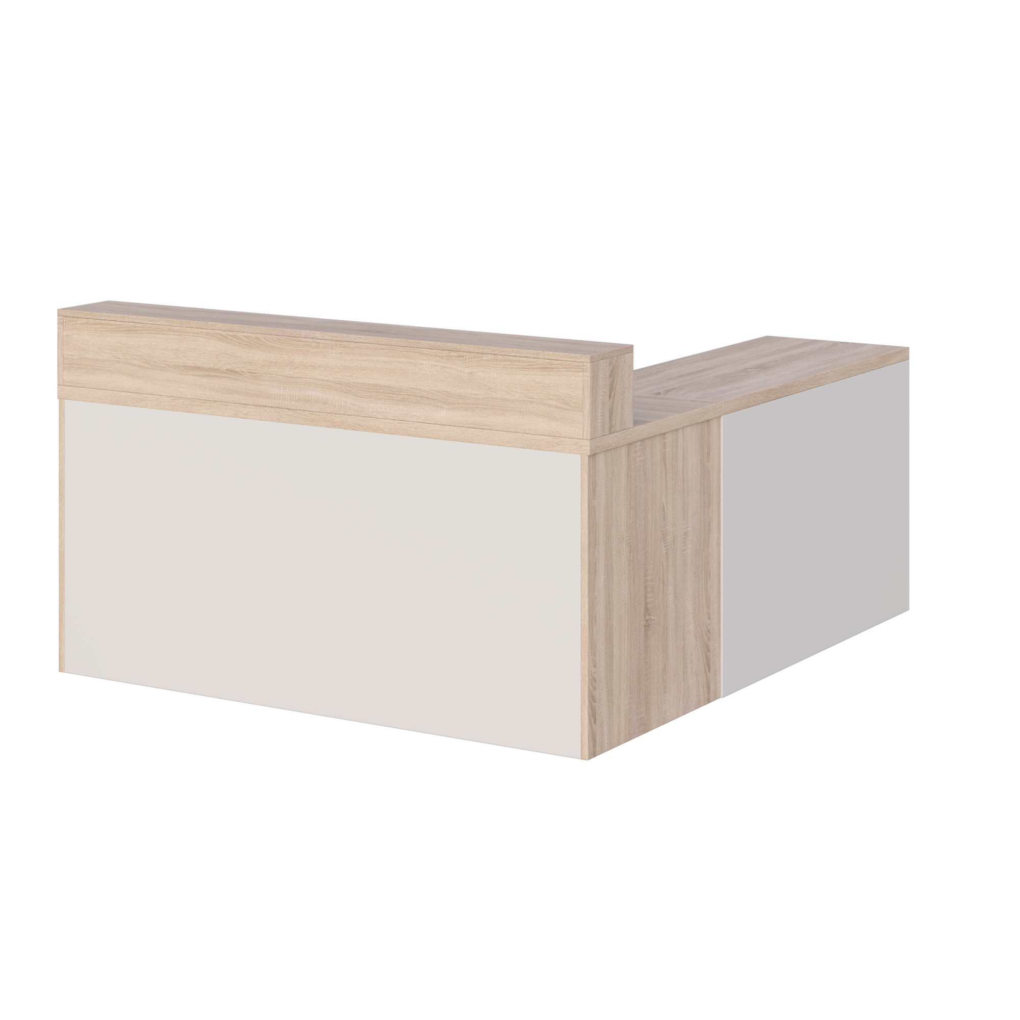 KUJAWIAK PREMIO ZESTAW 12 - Biurko z nadstawką dł. 1600 z komodą Nr 2 - obrazek 4