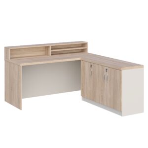 KUJAWIAK PREMIO ZESTAW 13 - Biurko z nadstawką dł. 1600 z komodą Nr 3