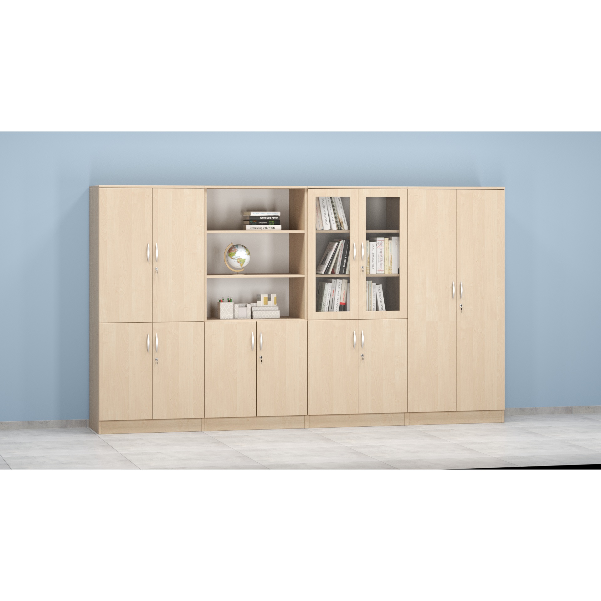 Zestaw szaf Kujawiak MAXI Nr 102 do klas i pracowni szkolnych - obrazek 2