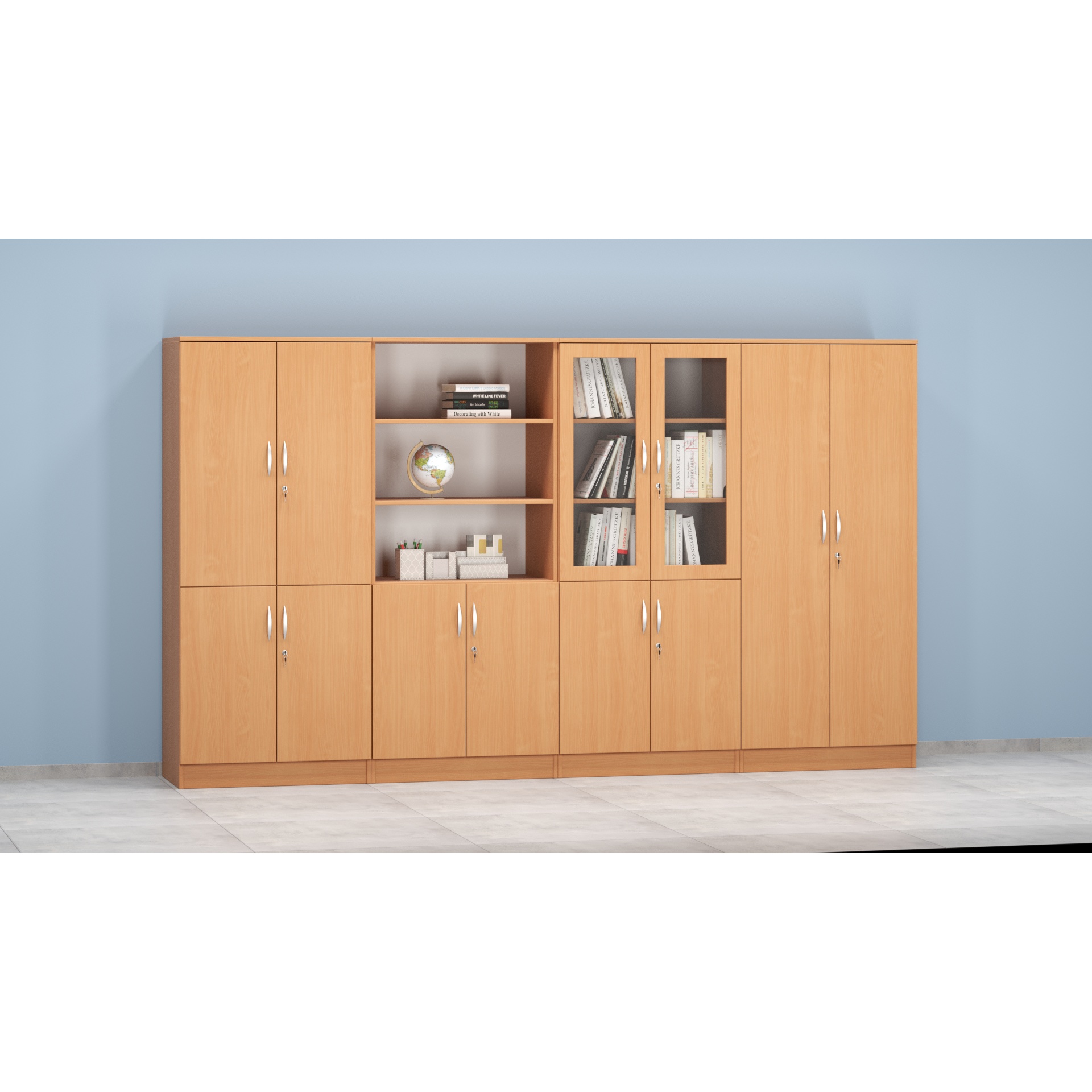 Zestaw szaf Kujawiak MAXI Nr 102 do klas i pracowni szkolnych - obrazek 3