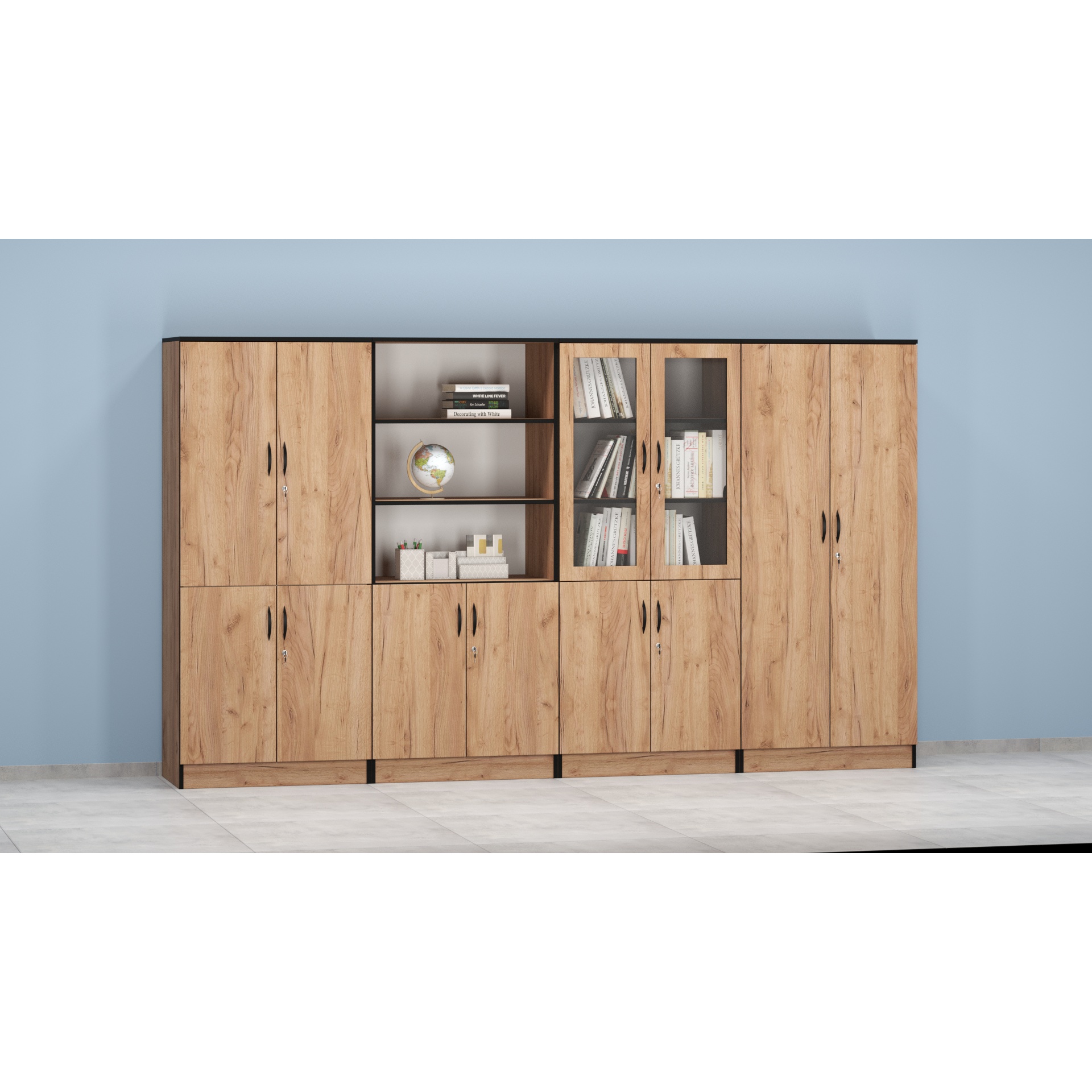 Zestaw szaf Kujawiak MAXI Nr 102 do klas i pracowni szkolnych - obrazek 4