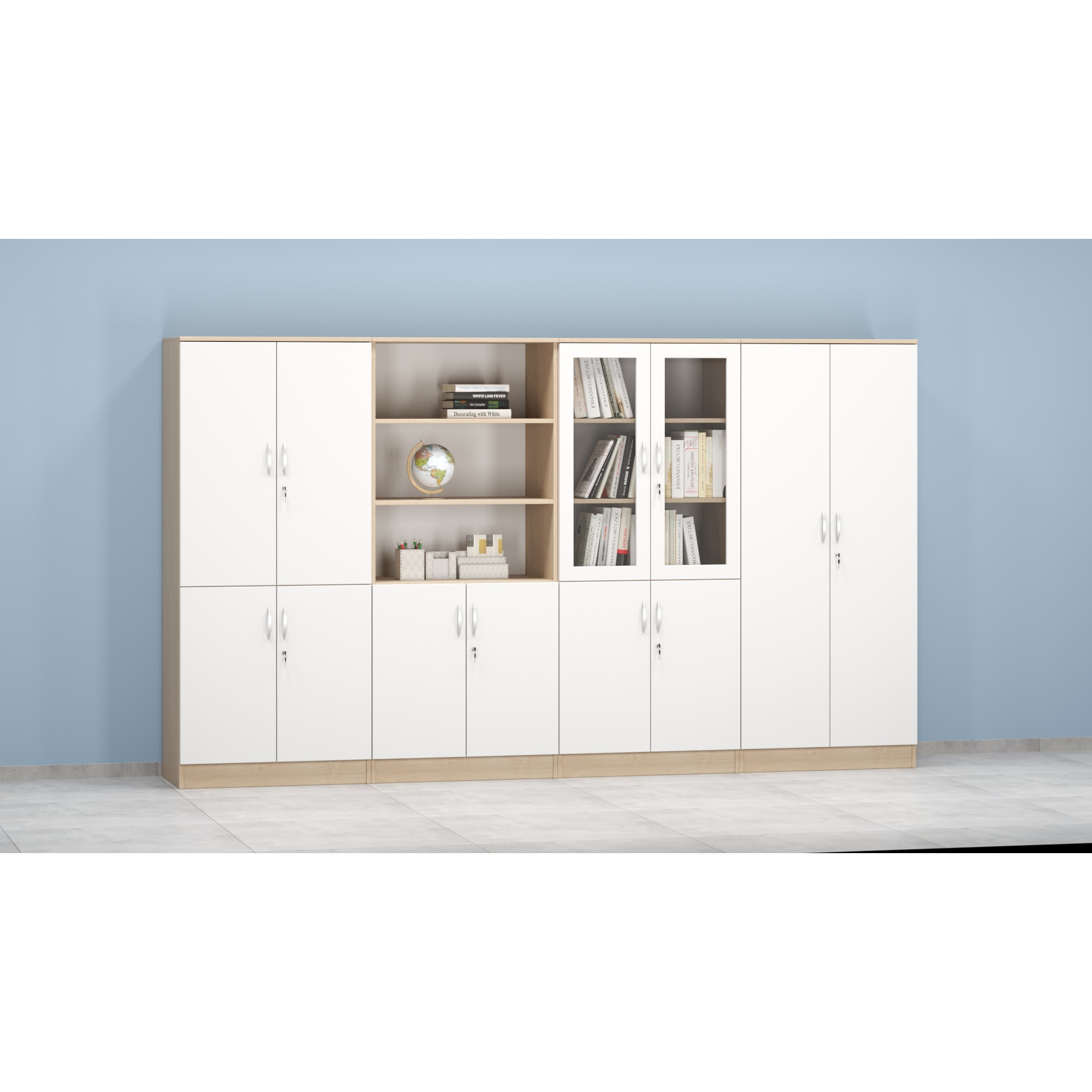 Zestaw szaf Kujawiak MAXI Nr 102 do klas i pracowni szkolnych - obrazek 6