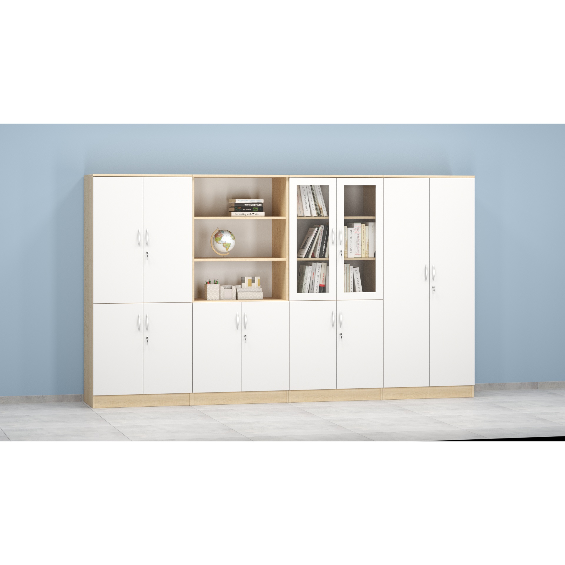 Zestaw szaf Kujawiak MAXI Nr 102 do klas i pracowni szkolnych - obrazek 7