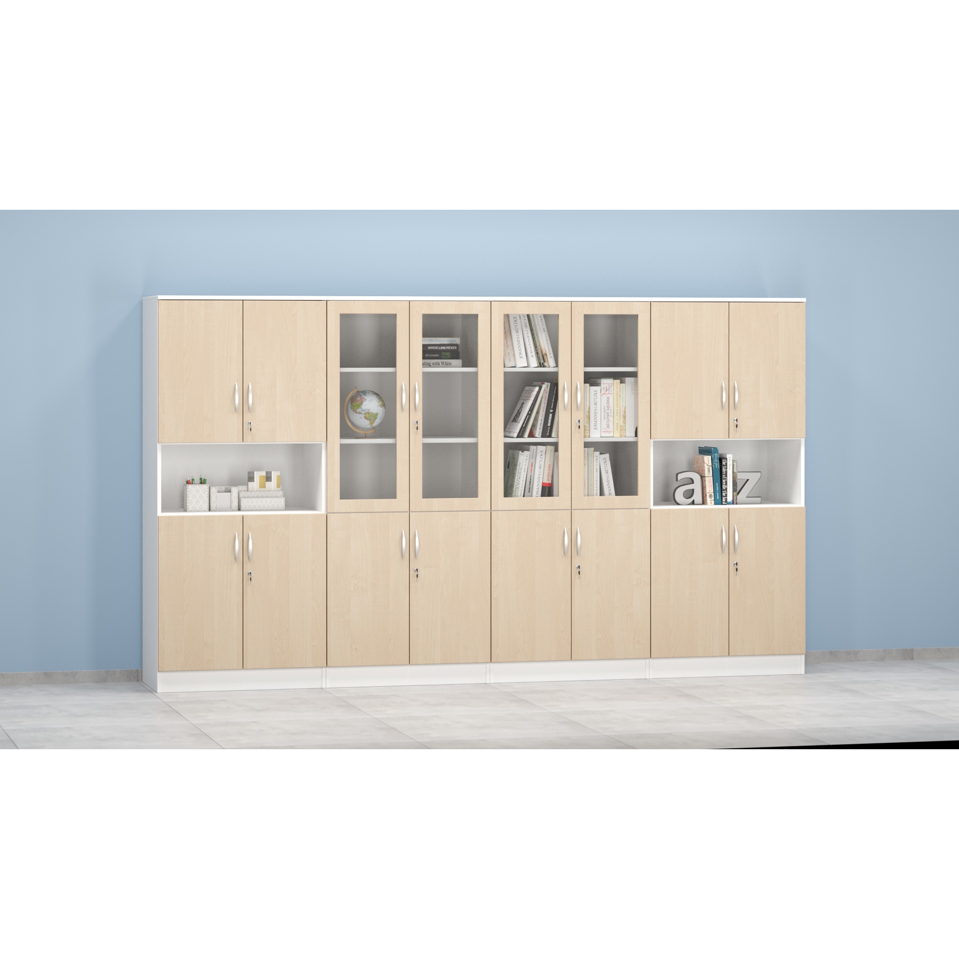 Zestaw szaf Kujawiak MAXI Nr 103 do klas i pracowni szkolnych - obrazek 2