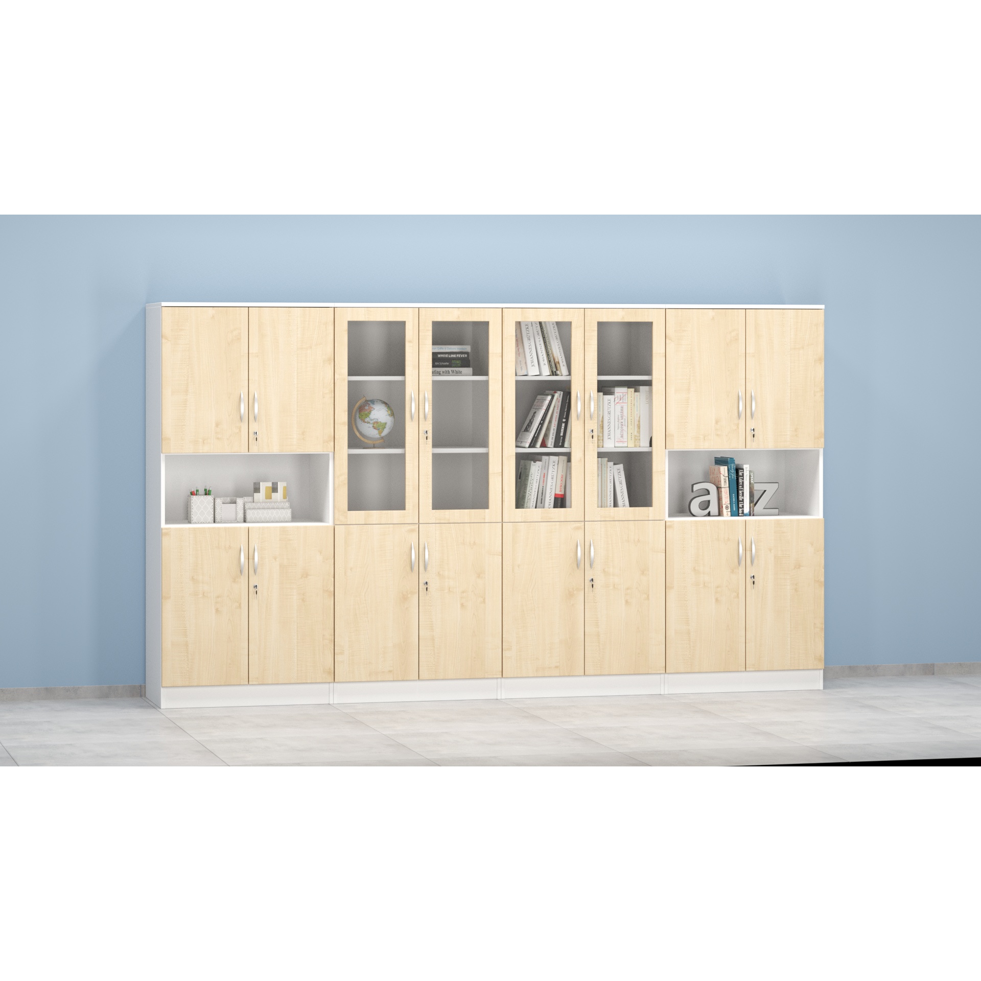 Zestaw szaf Kujawiak MAXI Nr 103 do klas i pracowni szkolnych - obrazek 3