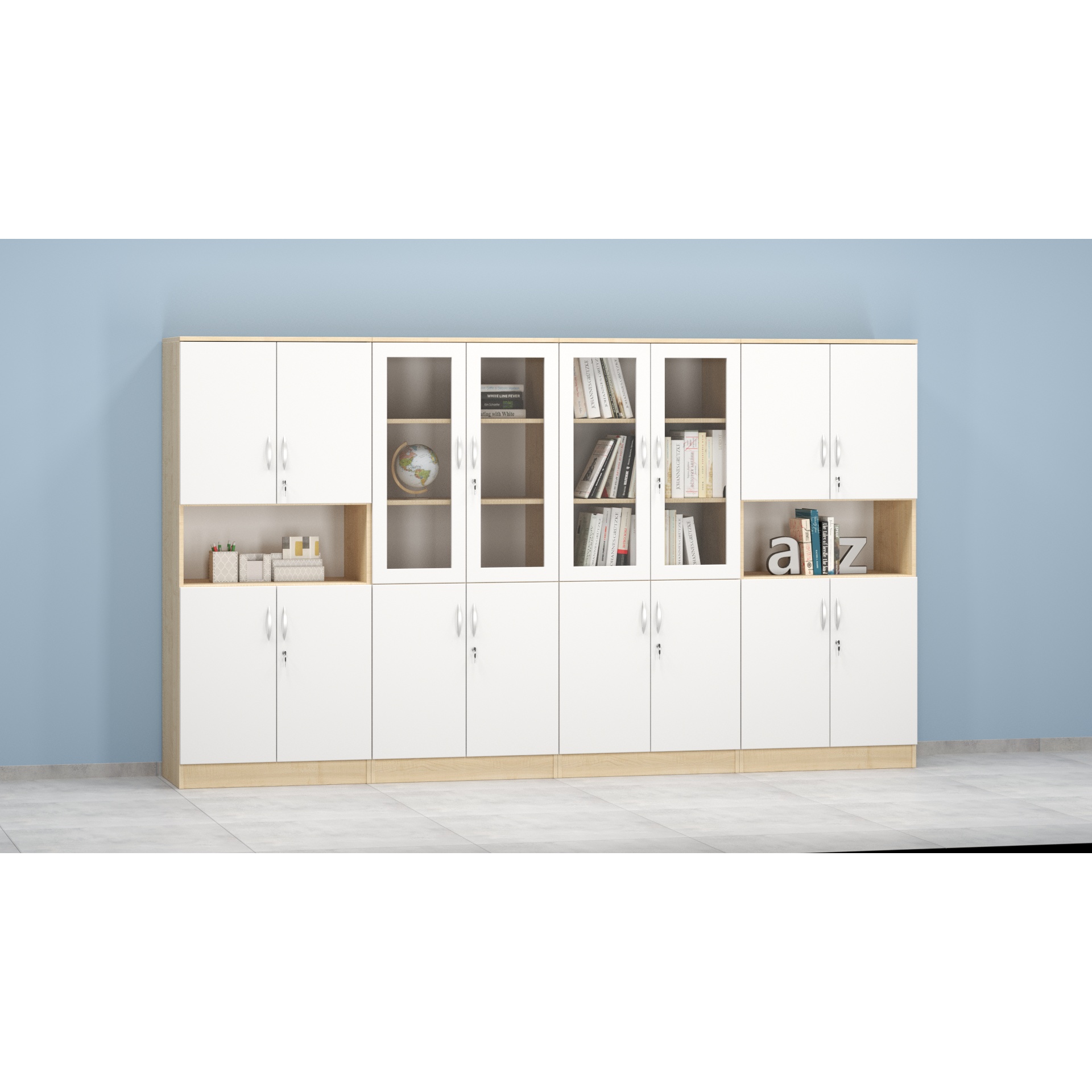 Zestaw szaf Kujawiak MAXI Nr 103 do klas i pracowni szkolnych - obrazek 7