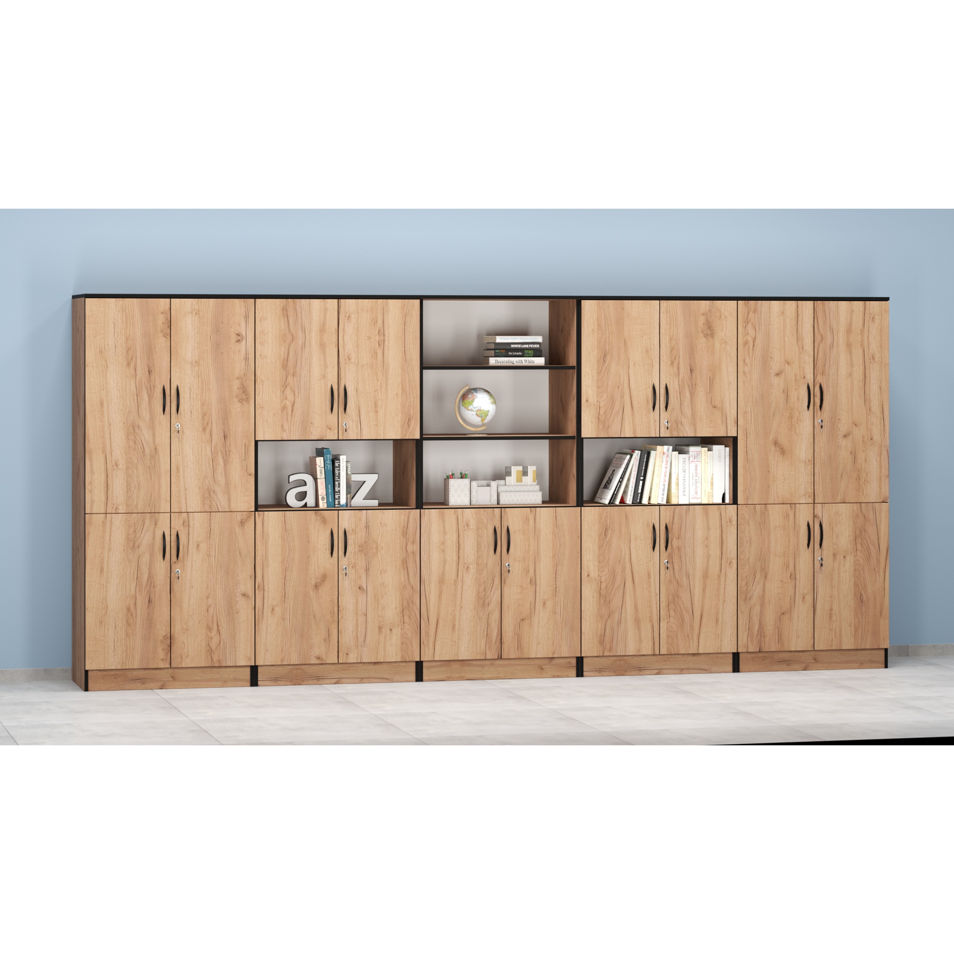 Zestaw szaf Kujawiak MAXI Nr 104 do klas i pracowni szkolnych - obrazek 3