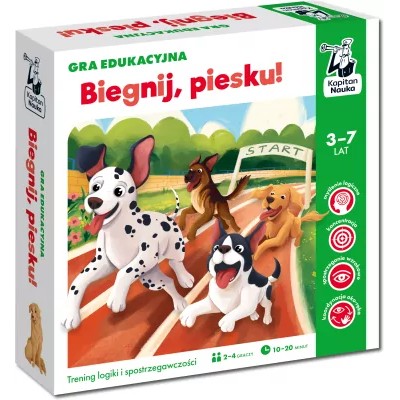 Biegnij, piesku! Gra edukacyjna