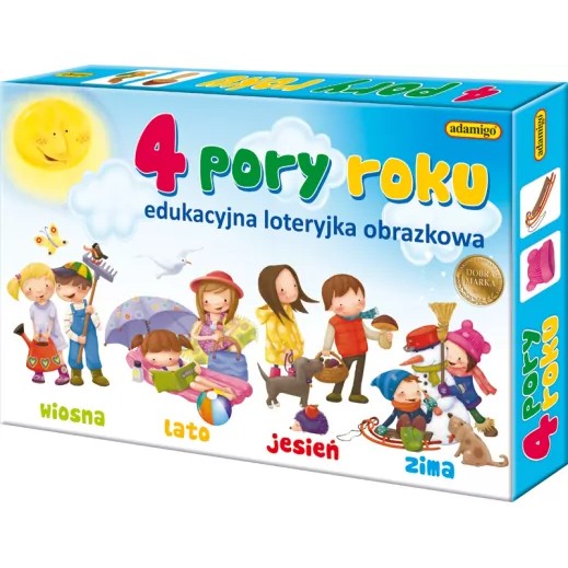 Edukacyjna loteryjka obrazkowa - 4 pory roku
