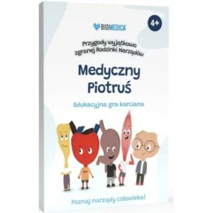 Edukacyjny medyczny Piotruś. Karty do gry
