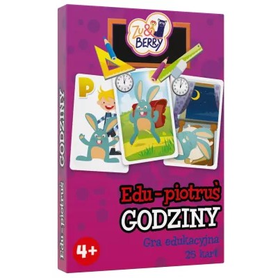 Godziny. Edu Piotruś. Gra edukacyjna