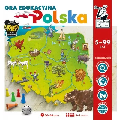 Polska. Gra edukacyjna. Kapitan Nauka