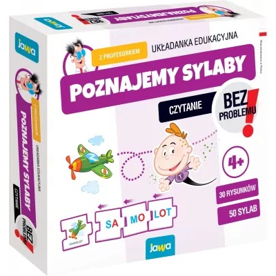 Poznajemy sylaby z Profesorkiem. Układanka edukacyjna
