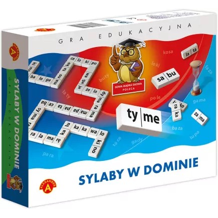 Sylaby w dominie. Gra edukacyjna