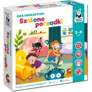 Szalone porządki. Gra edukacyjna. Kapitan Nauka