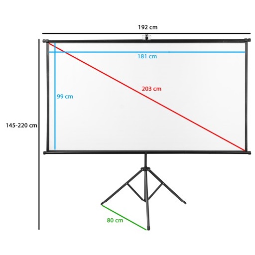 Ekran na statywie - obrazek 2
