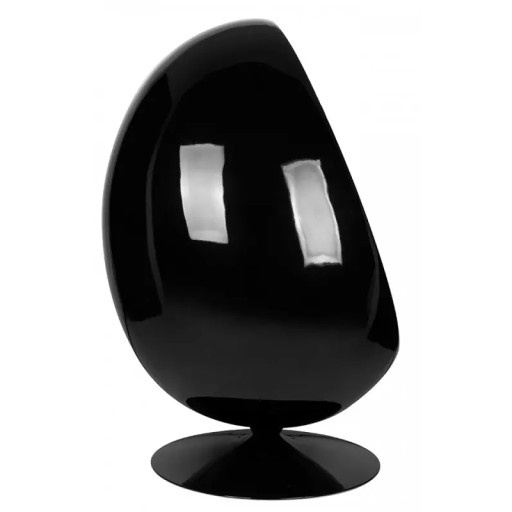 Fotel OWAL czarny-czerwony - obrazek 2