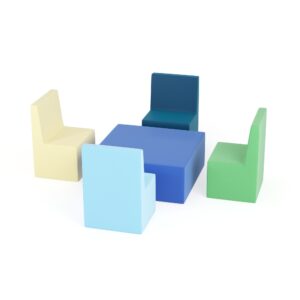 Zestaw puf Tobo Light 3 niebieski, rozmiar 2