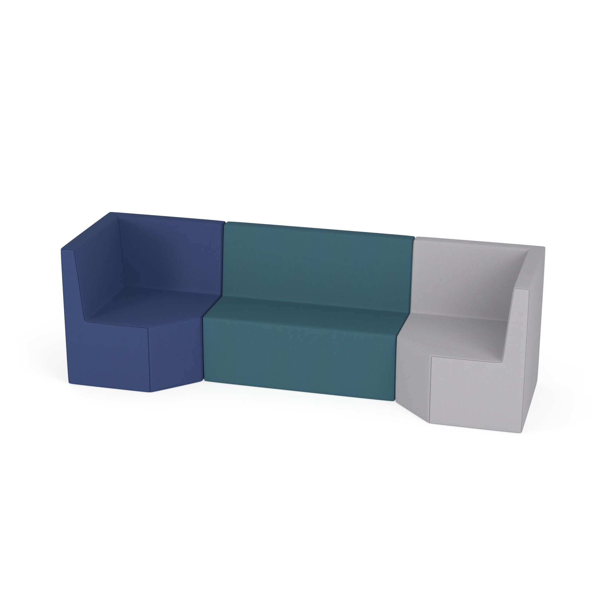 Zestaw puf Tobo Light 6 zielony, rozmiar 6