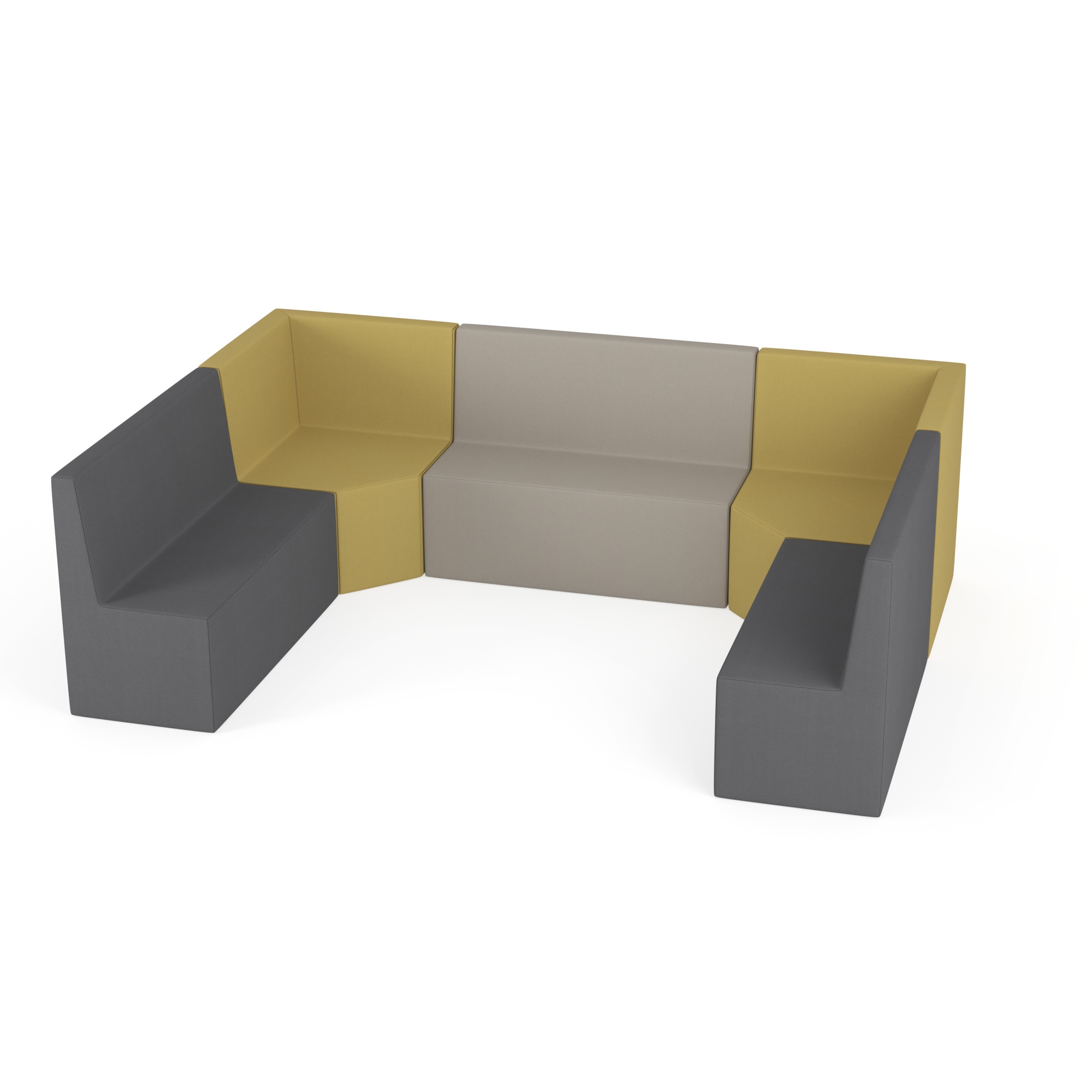 Zestaw puf Tobo Light 7 beżowy, rozmiar 0