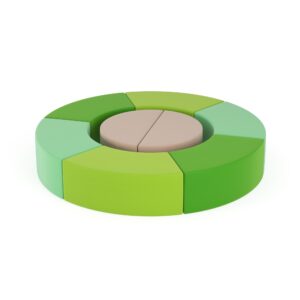 Zestaw puf Tobo Light 17 zielony, rozmiar 3