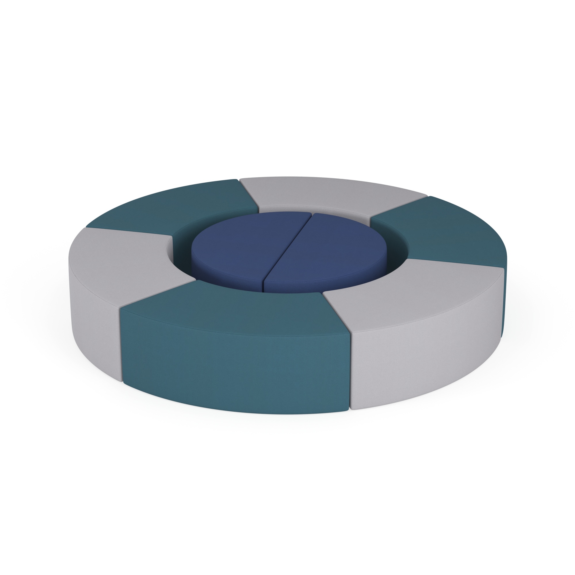 Zestaw puf Tobo Light 17 granatowy, rozmiar 3