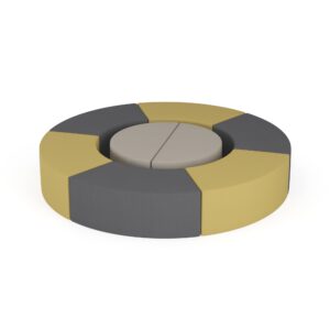 Zestaw puf Tobo Light 17 beżowy, rozmiar 1