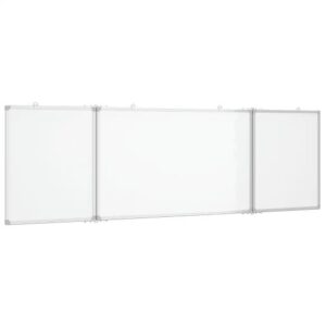 Składana tablica magnetyczna biała 100/170/340 cm