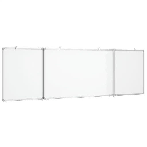 Składana tablica magnetyczna biała 100/170/340 cm