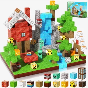 Klocki Magnetyczne Minecraft