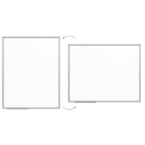 Tablica CERAMICZNA porcelanowa suchościeralna magnetyczna biała 100x80 cm