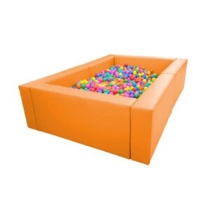 Basen z piłeczkami na stelażu 3 x 3 m, wys. 45 cm - Ekoskóra