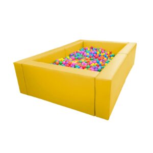 Basen z piłeczkami na stelażu 3 x 3 m, wys. 45 cm - Ekoskóra