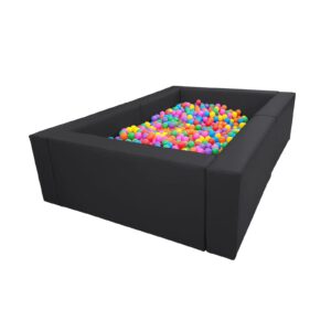 Basen z piłeczkami na stelażu 3 x 3 m, wys. 45 cm - Ekoskóra