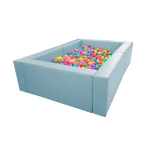 Basen z piłeczkami na stelażu 3 x 3 m, wys. 45 cm - Ekoskóra