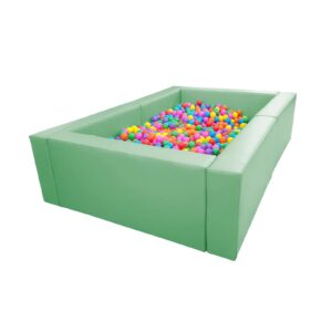 Basen z piłeczkami na stelażu 3 x 3 m, wys. 45 cm - Ekoskóra